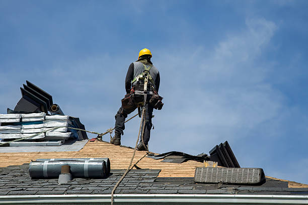 Professional Roof Installation technician working in Murphy, NC
